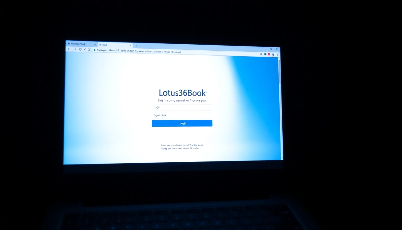 Visual of Lotus365 Book user ID login screen emphasizing security and ease of change password feature for a seamless experience.