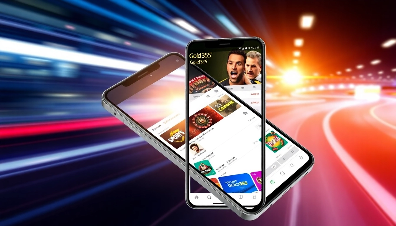Gold365 app screen showcasing live sports betting and casino games with fast navigation, highlighting user-friendly design and secure transactions for players.