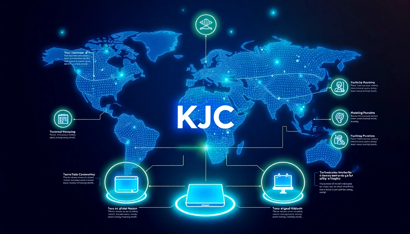 KJC leading digital entertainment ecosystem with global reach and innovative technology solutions, emphasizing security and user focus.